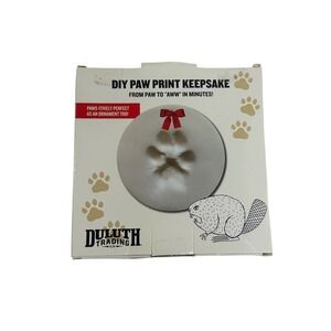 Duluth Trading Co DIY Paw Print Keepsake Kit No Mess Pet Ornament Clay Kit NEW